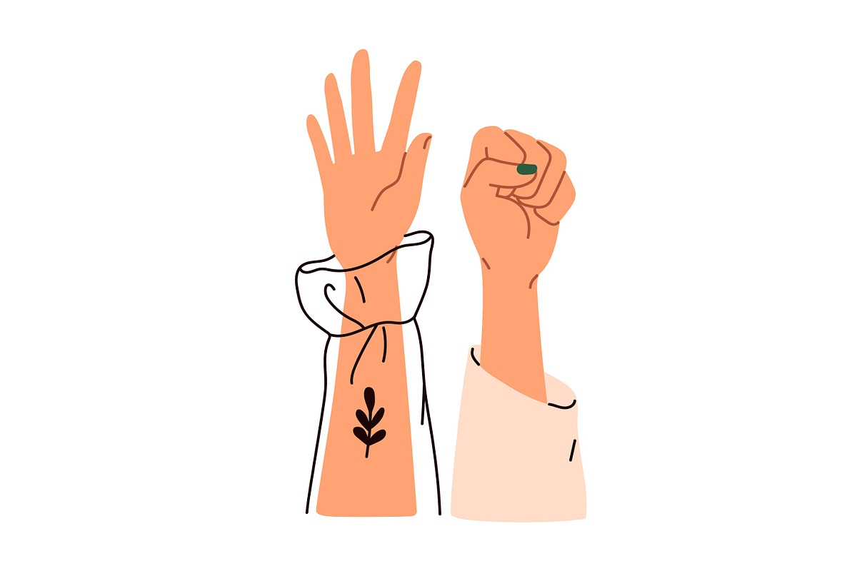 Friend hands together. Friendship, an Illustration by Good Studio (Photo 8 of 12)