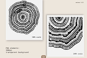 Mokume - ink textured brushwork, an Object Graphic by Elena Choo (Thumbnail 6 of 11)