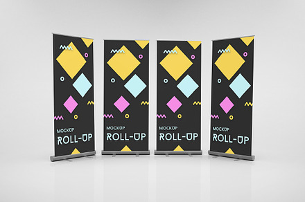 Rollups Mockups 7 scenes