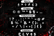 Marlo Kesh Pirate Display Typeface, a Slab Serif Font by mesuka (Thumbnail 5 of 6)