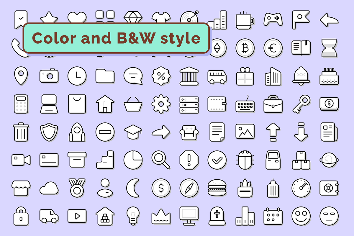 Marshmallow icons, an Outline Icon by Amazing Custom Icons (Photo 3 of 6)