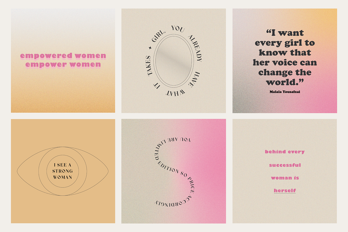 Women Empowerment Quotes | IG posts, a Social Media Template by designerbianca (Photo 3 of 5)