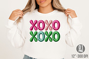 Valentine's Day Heart XOXO Png, XOXO, an Illustration by Designking (Thumbnail 6 of 6)