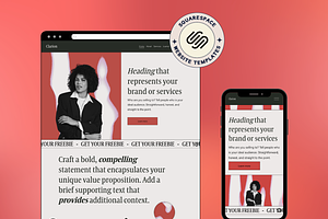 Squarespace Website template
