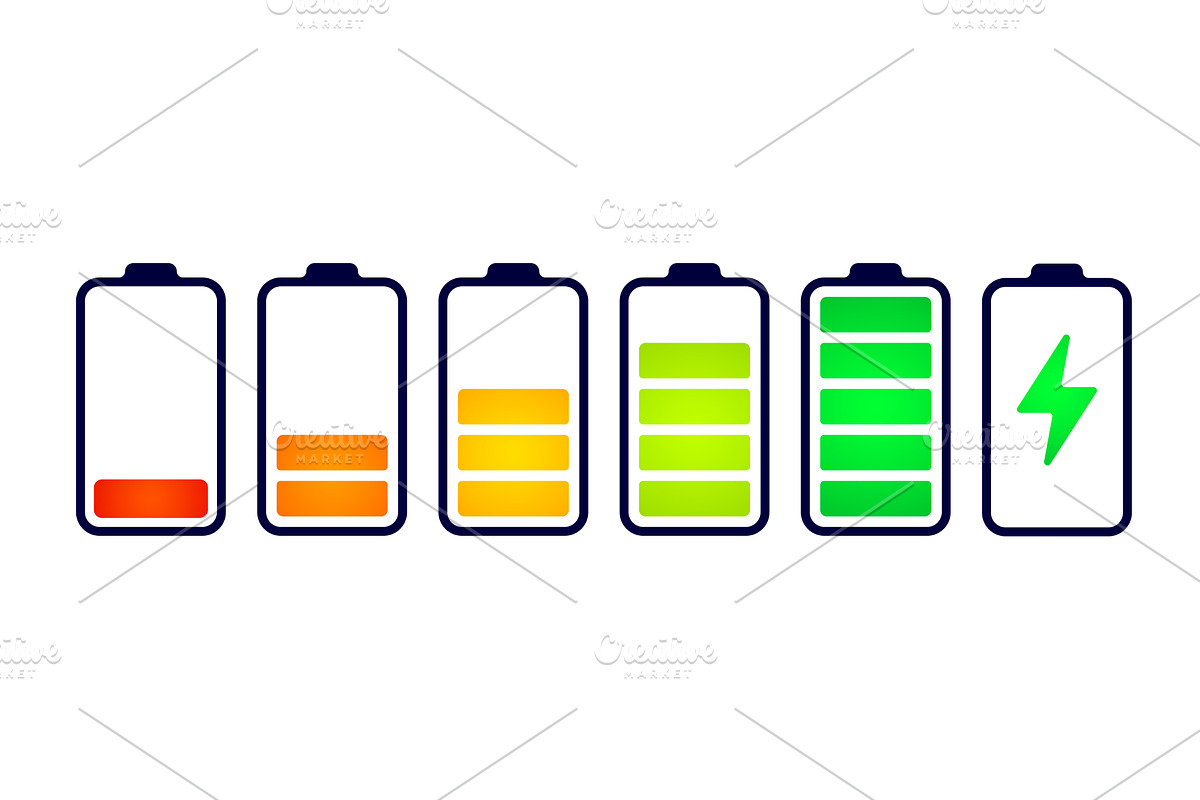 Charging battery. Power charger icon, a Technology Illustration by Foxys Graphic