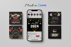 2024 New Year 10 Instagram template