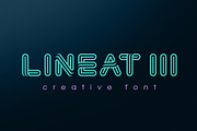 Lineat III font, a Font by Sentavio (Thumbnail 1 of 3)