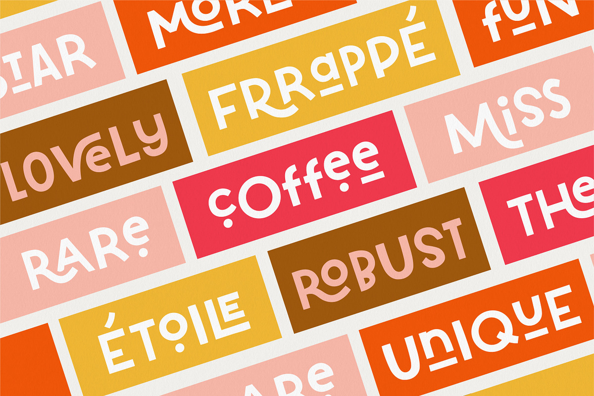 Kocha | Playful Ligature Font, a Sans Serif Font by Point and Poem (Photo 3 of 14)