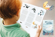 Animals of the Arctic Ocean, an Illustration by Love Watercolor Store (Thumbnail 6 of 8)