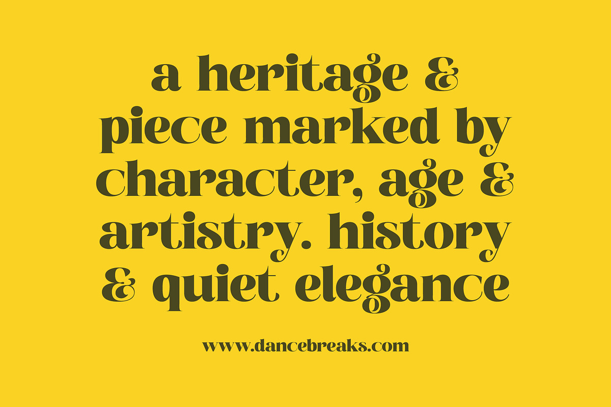 Broftin Resort Bold Serif Display, a Serif Font by timelesstype.co (Photo 4 of 20)