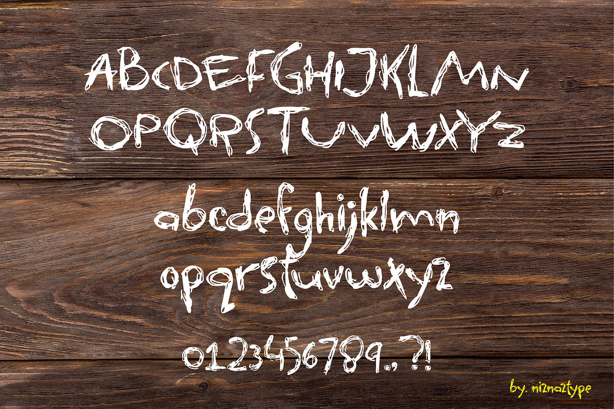 Rockbrush - A Cute Brush Font, a Handwritten Font by nIznaztype (Photo 6 of 6)