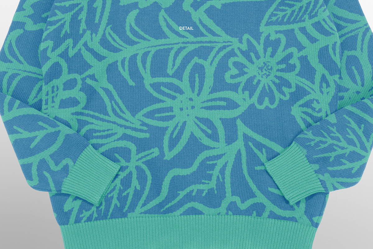Realistic Knitted Crewneck Mockup 2, an Apparel Mockup by Uncentrifuged Pressure (Photo 9 of 12)