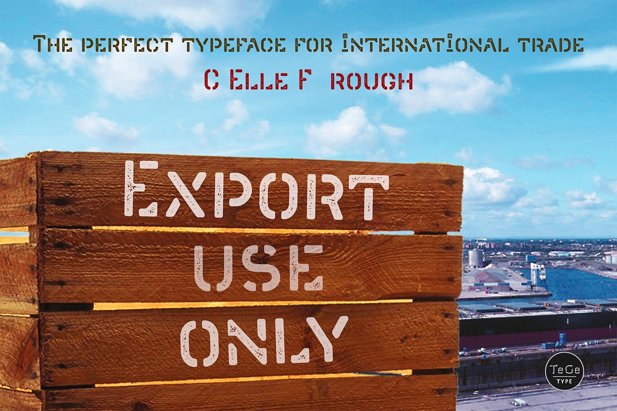 C Elle F, a Sans Serif Font by TeGeType foundry (Photo 5 of 7)