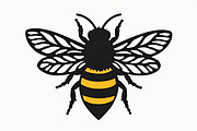 Botanical Bee Vector Design Bundle, an Illustration by abu67222 (Thumbnail 5 of 9)