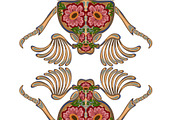 Floral folk art bugs Vector, a Pattern Graphic by NayaChu (Thumbnail 7 of 7)