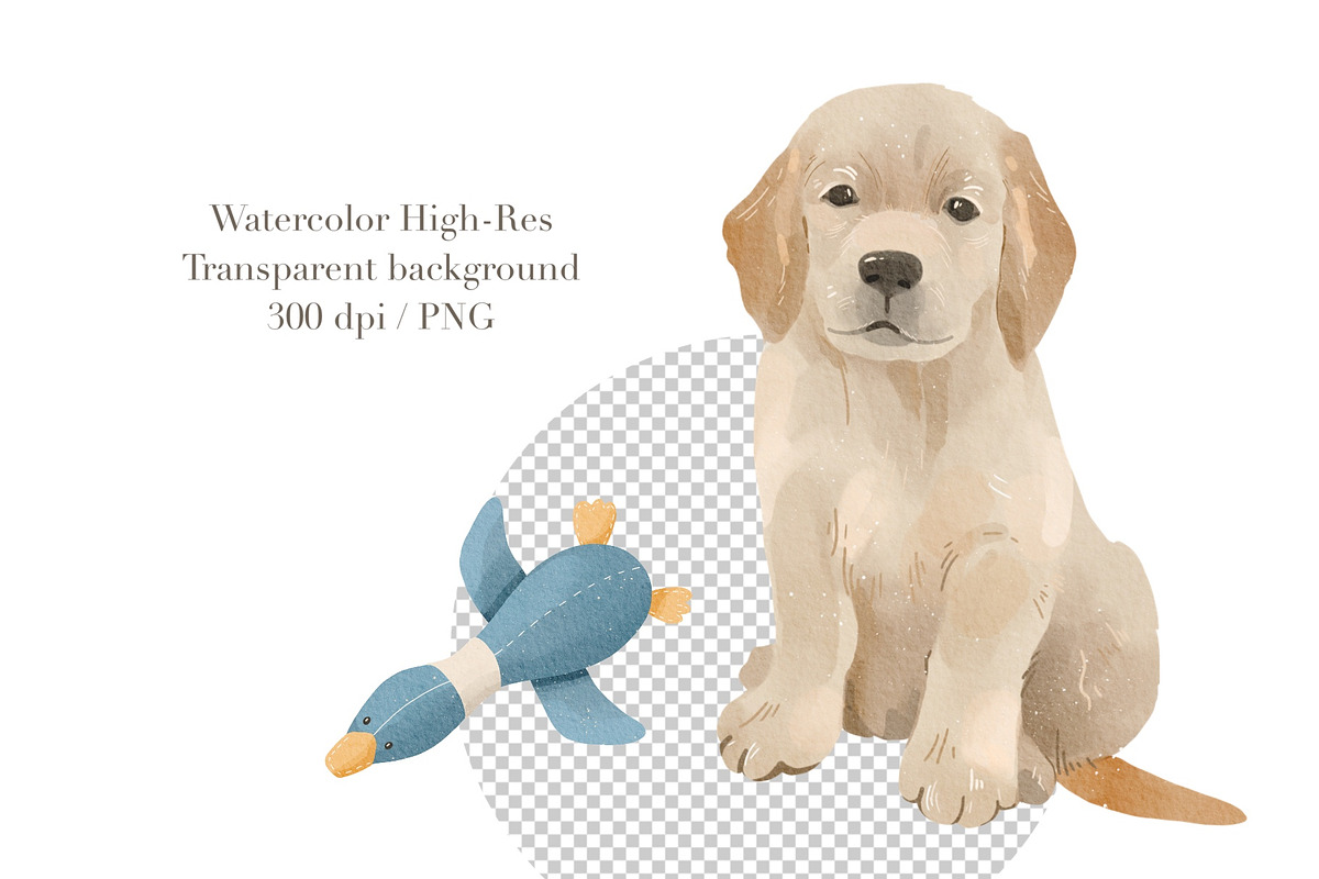 Watercolor Breeds Dogs Clipart, an Animal Illustration by ArtGiftsStudio (Photo 4 of 5)