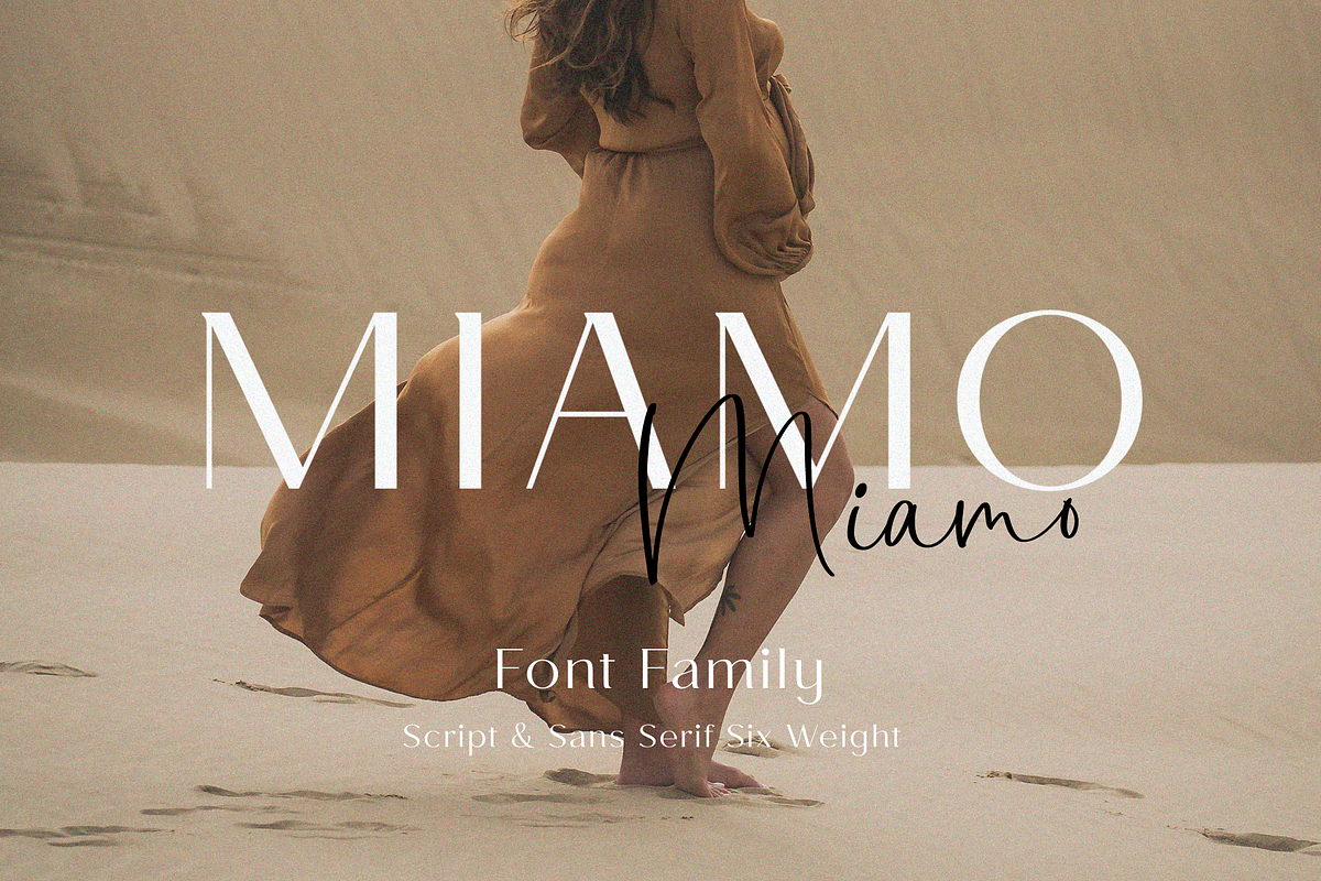 Miamo, a Sans Serif Font by Larin Type Co. (Photo 1 of 14)