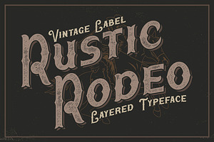 Rustic Rodeo Display Font