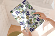 Blue Green Watercolor Patterns, a Wallpaper Graphic by Webvilla Studio (Thumbnail 5 of 9)