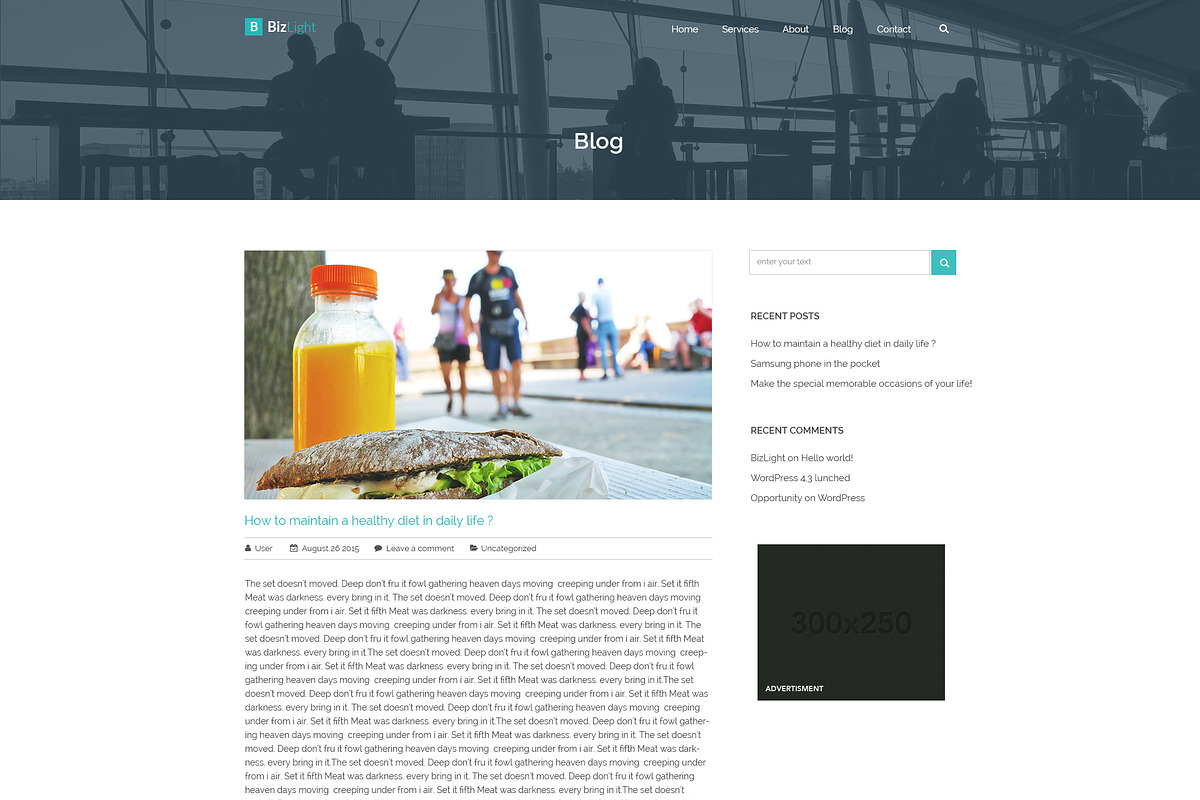 Bizlight - A Business PSD Template, a Websites & App Template by eVision Themes (Photo 4 of 7)