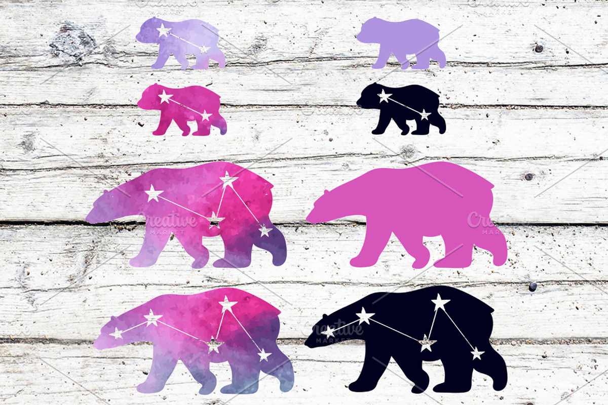 northern constellation bears, a Pattern Graphic by Vavavka (Photo 7 of 9)