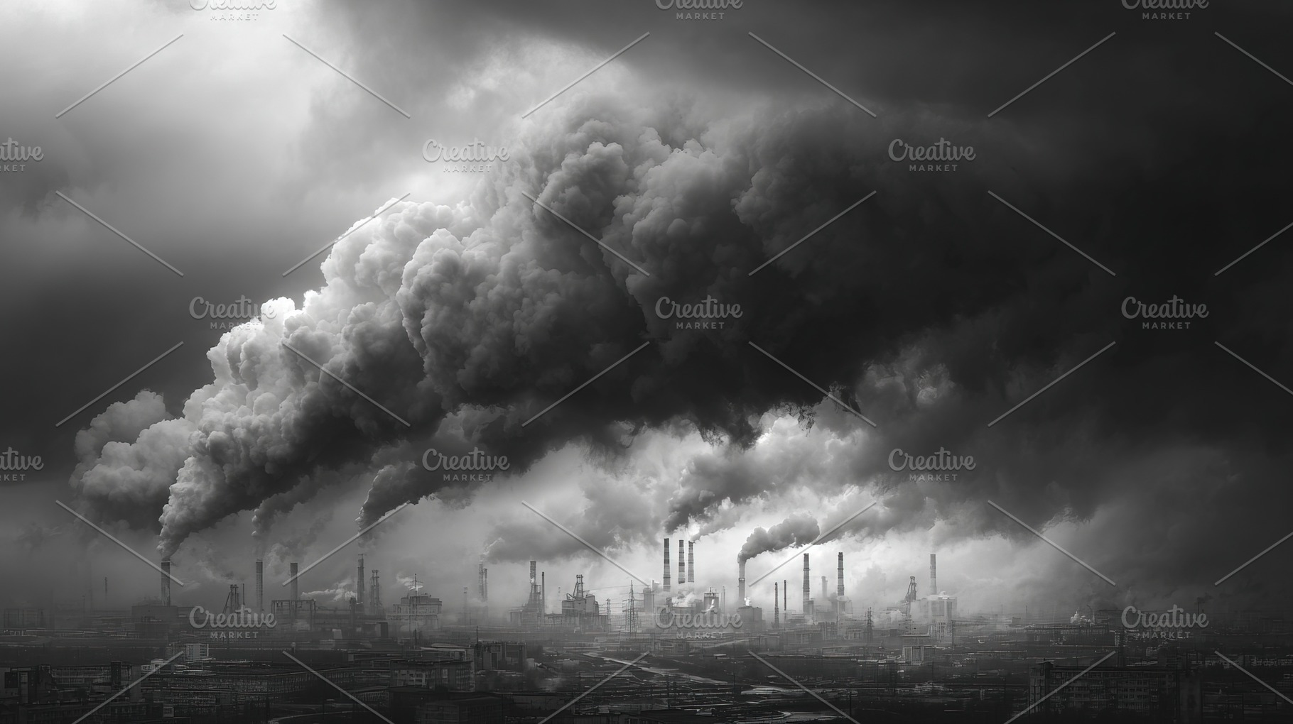 Industrial Air Pollution, an Industrial Photo by Ales Munt
