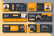 Email Signature Layout, a Stationery Template by MightyDesign (Thumbnail 2 of 5)