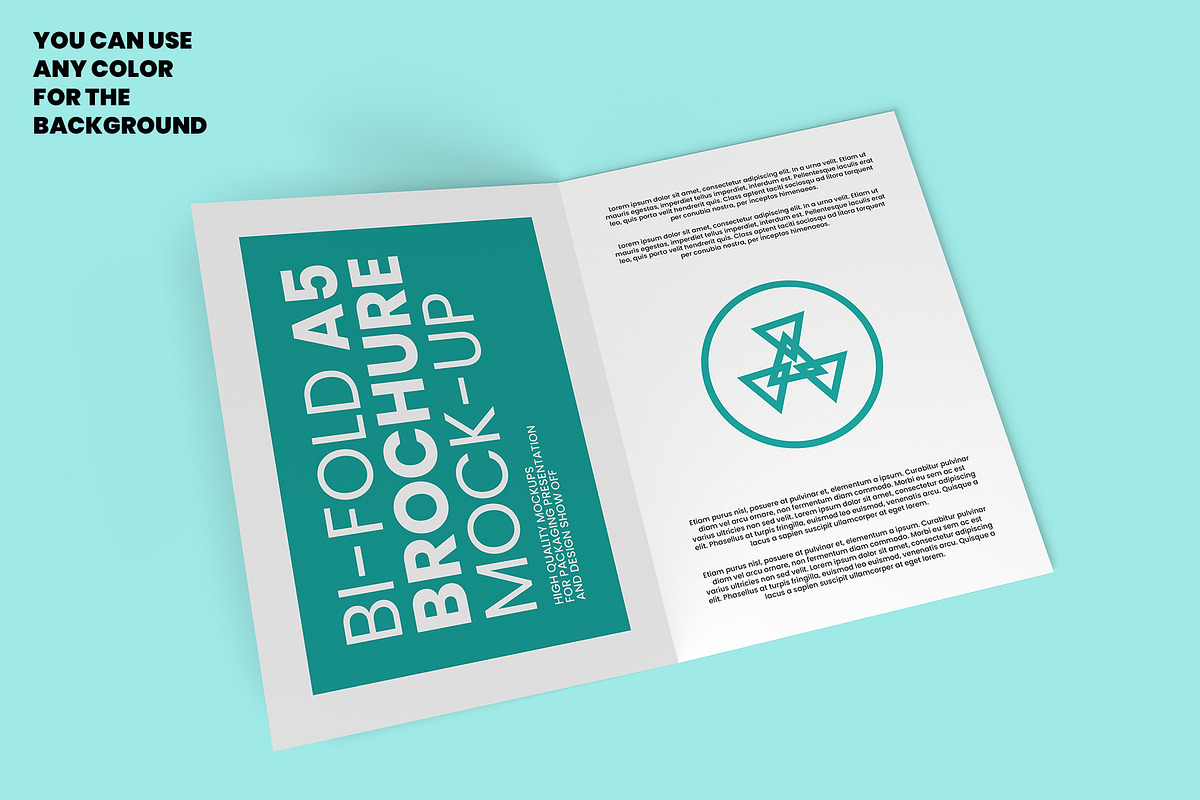 Bi-Fold A5 Brochure Mock-up, a Books & Magazine Mockup by Illusiongraphic (Photo 7 of 25)
