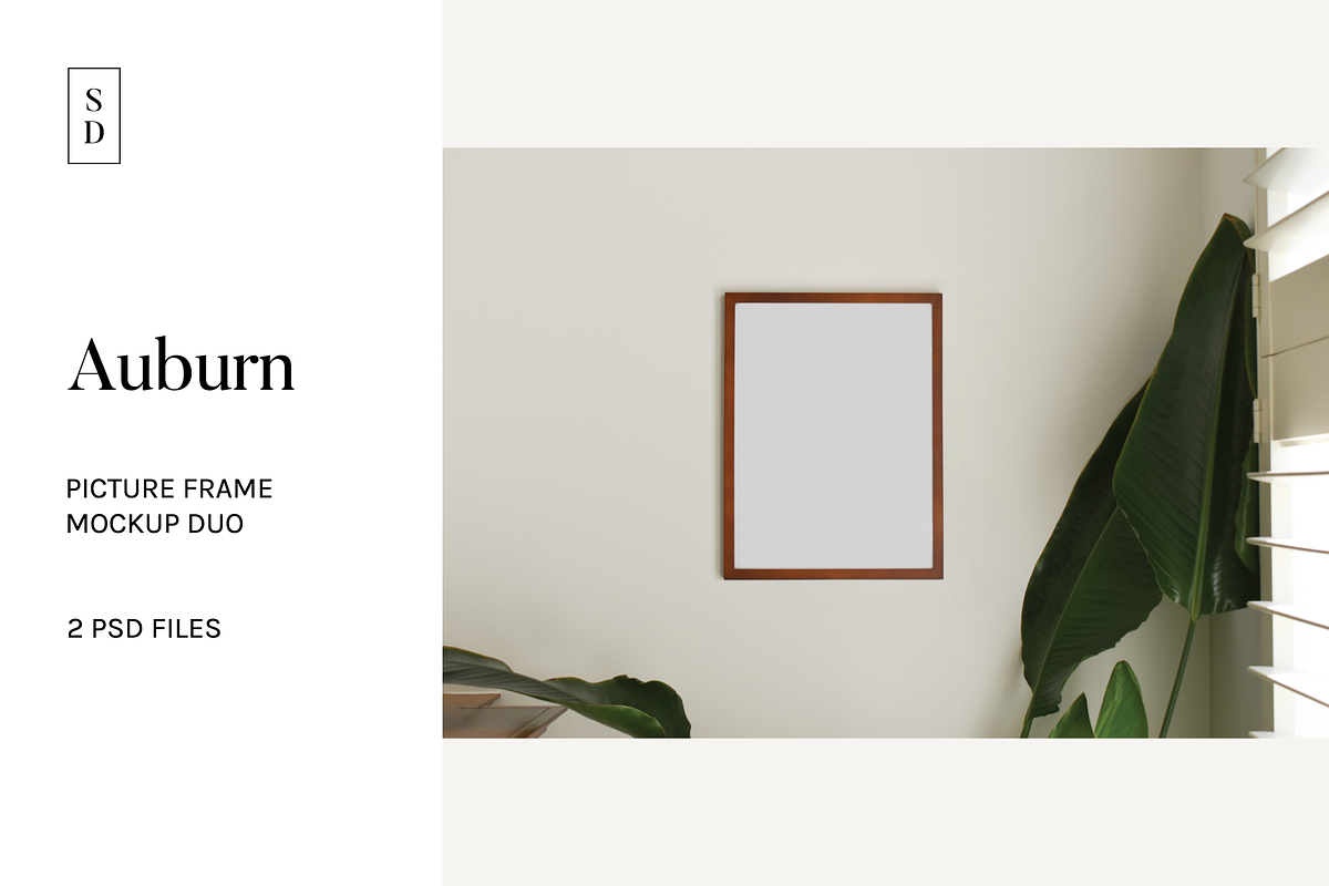 Frame Mockup Duo - Auburn, a Household Mockup by Saguaro Digital (Photo 1 of 6)