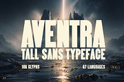 Aventra – Tall Sans Serif Font, a Sans Serif Font by HipFonts (Thumbnail 1 of 6)