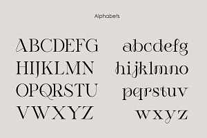 Botanika Stylish Serif