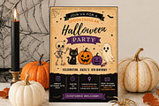 Spooky Halloween Birthday Invitation, an Invitation Template by Arslan (Thumbnail 1 of 5)