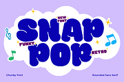 Snap Pop — Bubble Retro Chunky Font, a Serif Font by roomspace creative lab (Thumbnail 1 of 10)