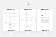 Warren | CV / resume template, a Resume Template by CV house (Thumbnail 3 of 8)