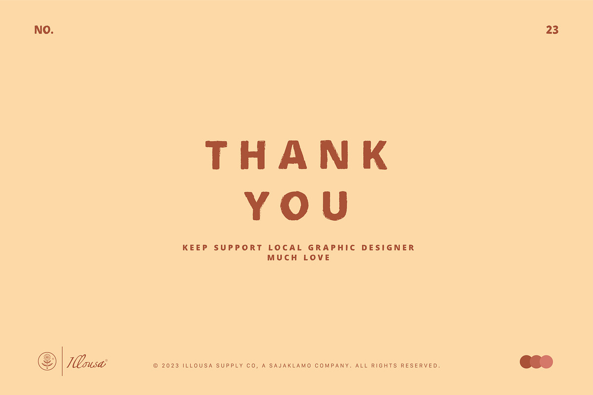 Roosdie Typeface | Vintage Font, a Sans Serif Font by Illousa (Photo 6 of 6)
