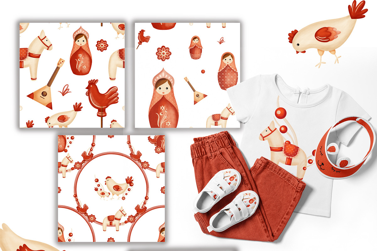 Matryoshka doll - kids collection, an Illustration by Linerisyart (Photo 7 of 10)