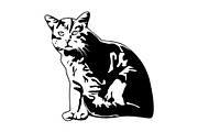 Illustration of Cat design template, an Animal Illustration by Sumberpangan (Thumbnail 1 of 3)