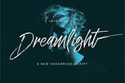 Dreamlight Script, a Script Font by QueenType (Thumbnail 1 of 7)