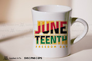 Juneteenth Freedom Day SVG PNG, an Object Graphic by Applied Arts (Thumbnail 5 of 6)