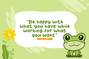 Howdy Frog, a Font by khurasan (Thumbnail 2 of 4)