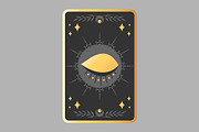 Golden Eye Tarot Cards, a Decorative Illustration by PsychocheArt (Thumbnail 2 of 3)