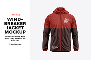 Windbreaker Jacket Mockup, an Apparel Mockup by UnicDesign (Thumbnail 1 of 3)