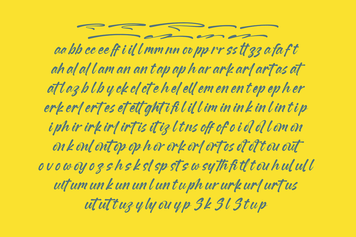 Hicoby Aesthetic Handwritten Font, a Script Font by Letterena Studios Script (Photo 14 of 15)