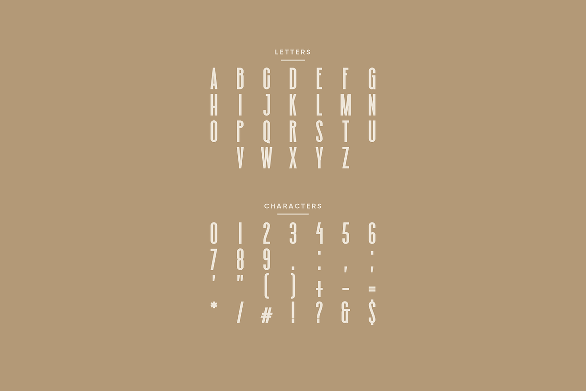 Reatfeh - Modern Condensed Typeface, a Font by Letterna (Photo 3 of 4)