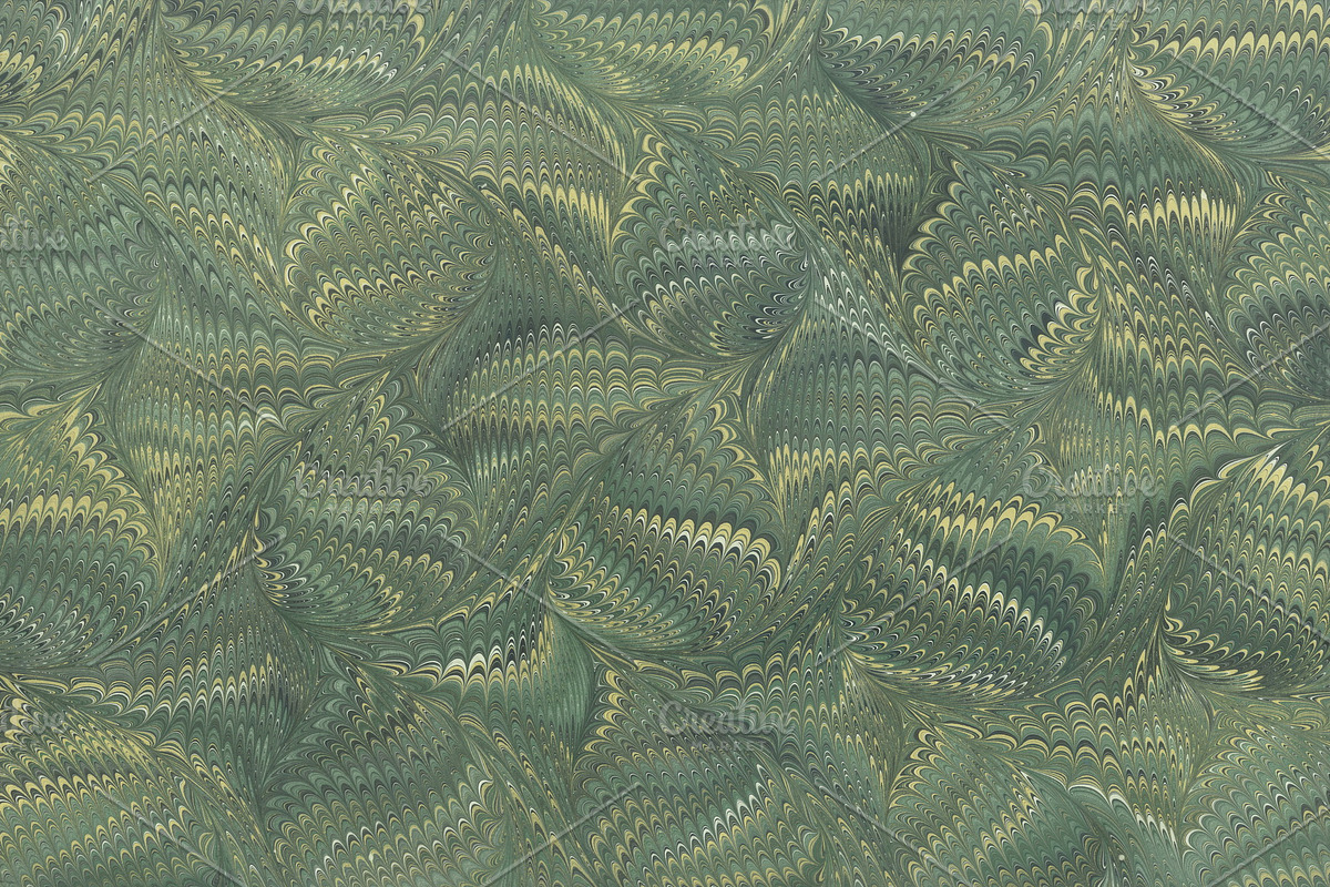 4 Hand Marbled Papers Vintage, a Texture Graphic by Marblingdom (Photo 3 of 5)