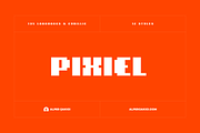 Pixiel - Modern Pixel Typeface, a Sans Serif Font by alpercakici (Thumbnail 13 of 13)
