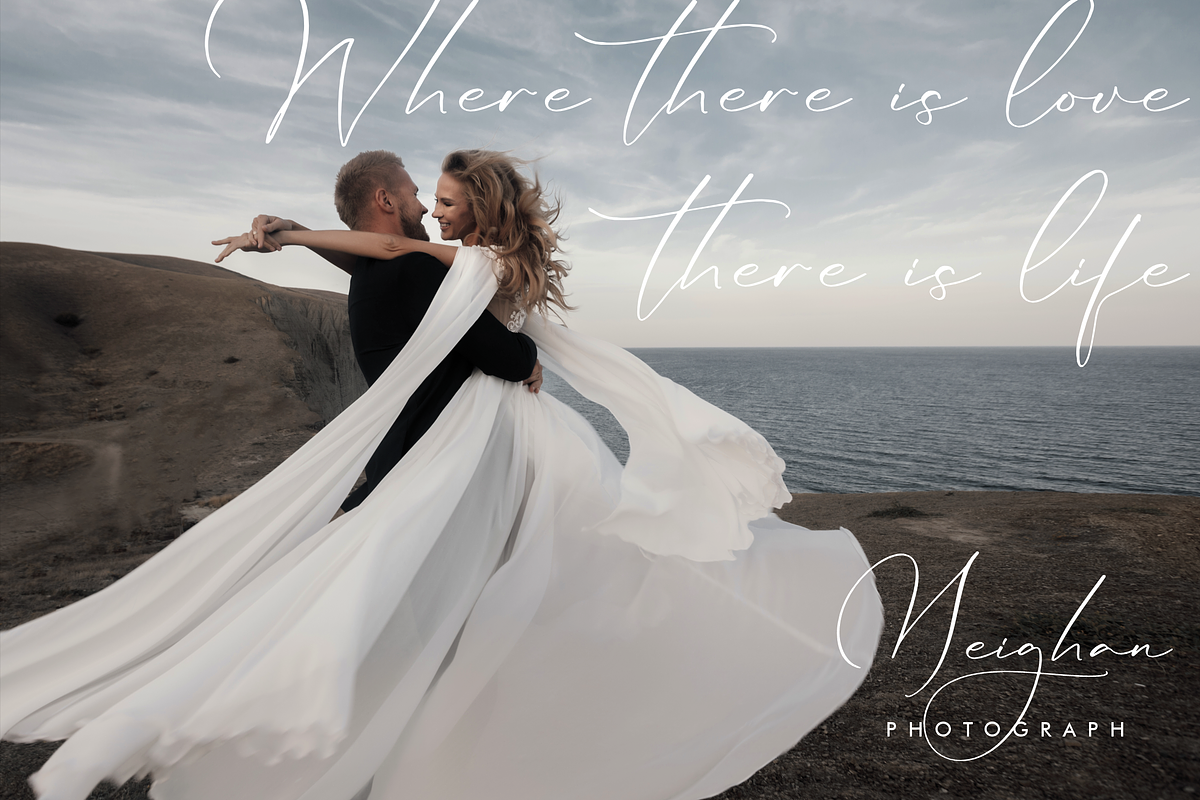 Lillywhite A Beautiful Script Font, a Script Font by Storytype Studio (Photo 4 of 15)