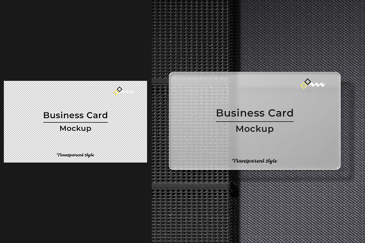Transparent Business Card Mockup, an Advertising Mockup by Graphicbars (Photo 7 of 13)