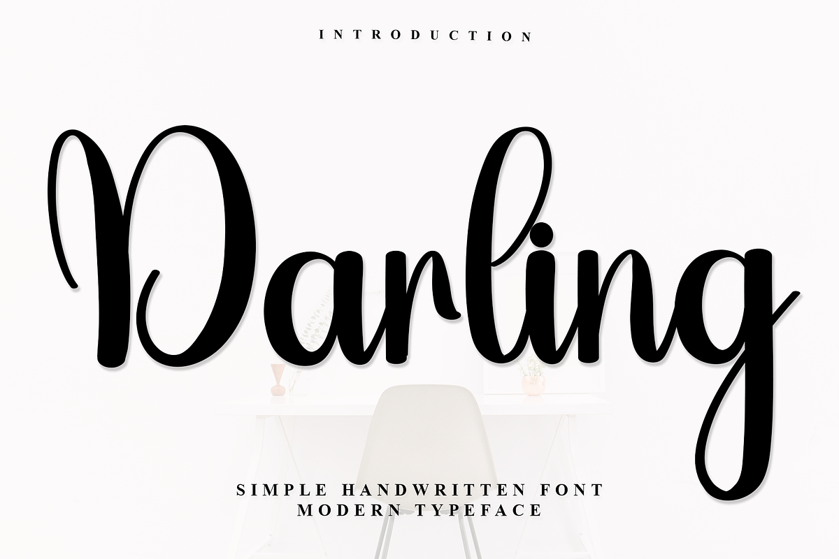 Darling, a Handwritten Font by FreshTypeINK (Photo 1 of 7)