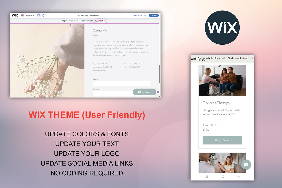 Wix Website Template For Coaches preview 5